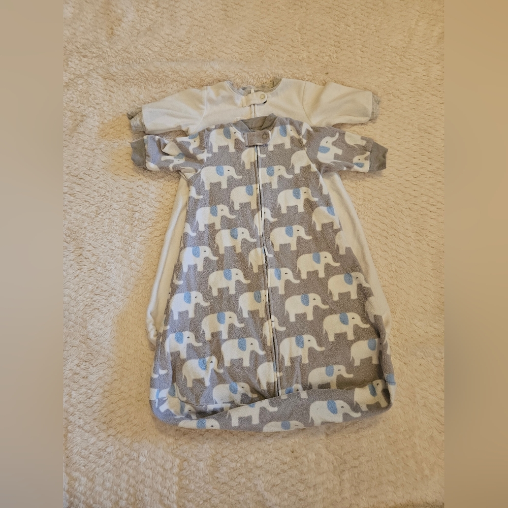 Baby sleeping sack. Set of 2.